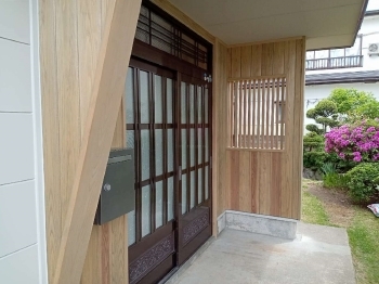 外装リフォーム　会津若松市錦町　Ｔ様邸