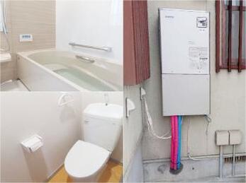 給湯器取り替えと一緒にお風呂とトイレもリフォームして正解でした。毎日が快適です。